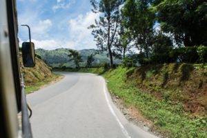 Beautiful landscape on the way to Munnar from Aluva by bus.