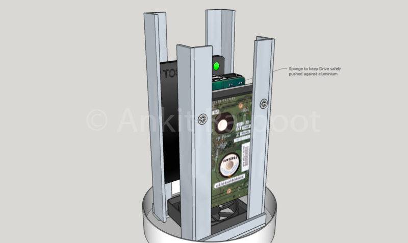 DIY Enclosure for Raspberry PI based NAS and Media Server